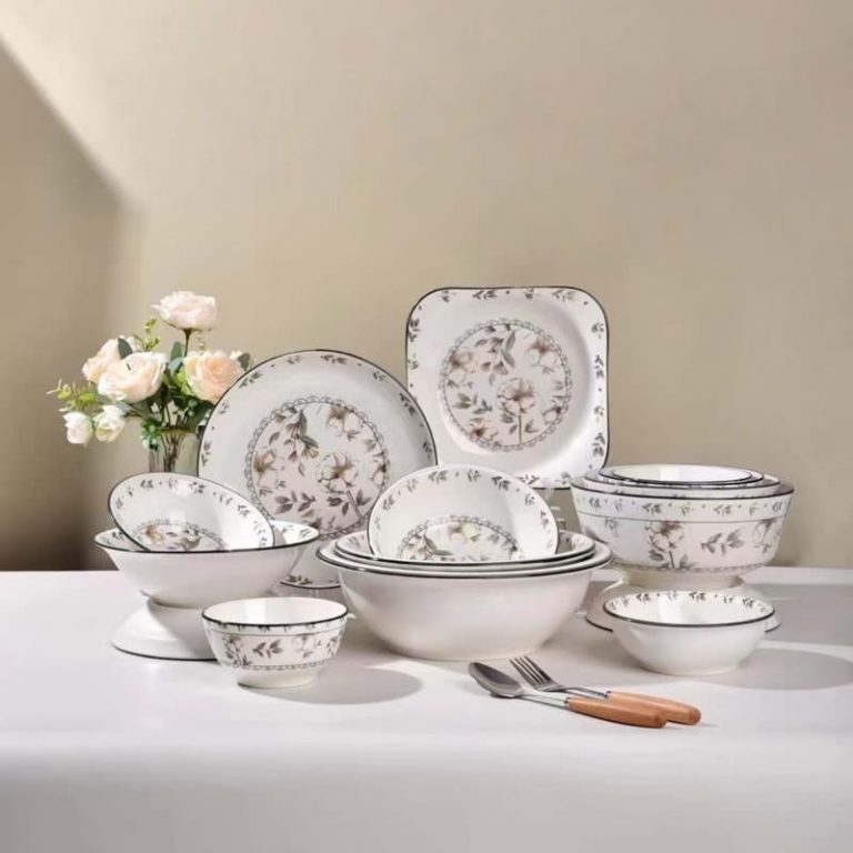 Camellia Blossom Porcelain Tableware Set