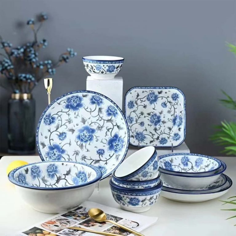 Imperial Bloom Porcelain Dinnerware Set